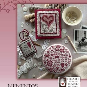 Mementos of the Heart - Heart In Hand Needleart - Cross Stitch Pattern