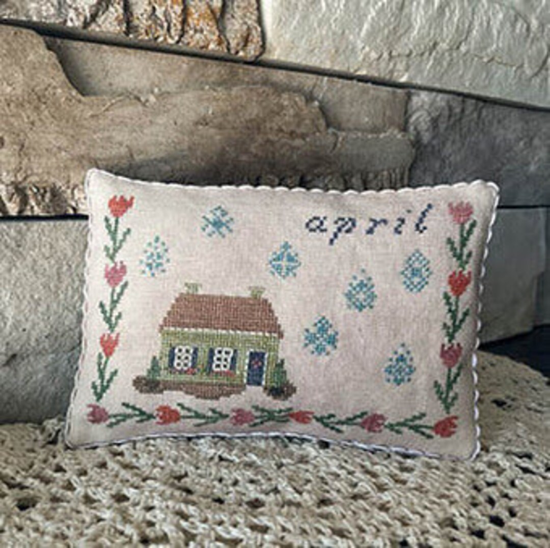 April Cottage - From the Heart - Cross Stitch Pattern - Etsy