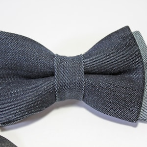 Denim Bow Tie