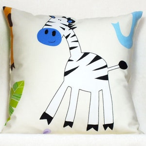 Pillow Zebra Elephant Decoration Pillow image 1