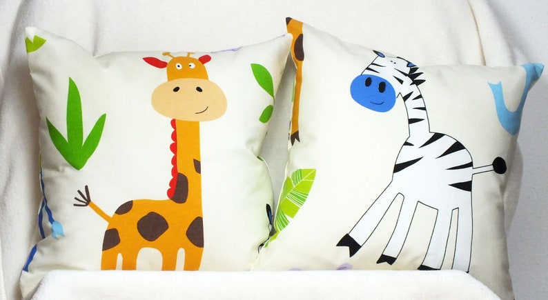 Pillow Zebra Elephant Decoration Pillow image 3