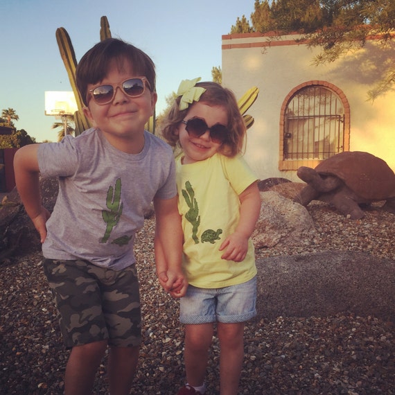 Tortuga del desierto Saguaro Camiseta unisex para niños -  España