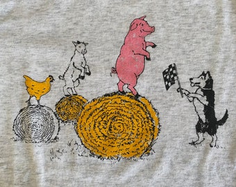 Hay Race • Kids T Shirt • Goat Design • Chicken Design • Pig Love • Farm Life • Toddler T Shirt • Husky Shirt