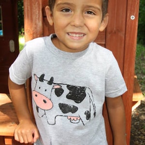 Koe • Kinder T Shirt • Boerenleven • Boer • Moo • Koe Peuter Shirt