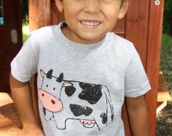 Cow • Kids T Shirt • Farm Life • Farmer • Moo • Cow Toddler Shirt