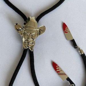 JOE BOB BOLO Tie With Bloody Knives The Last Drive-In image 4