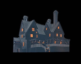 SPELLMAN MORTUARY-The Spellman House- Chilling Adventures of Sabrina Enamel Pin