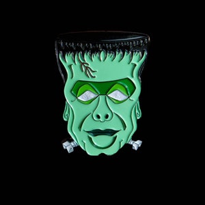 Herman Munster Ben Cooper Mask Style Enamel Pin