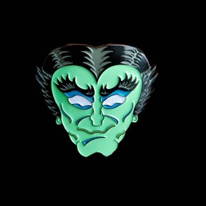 Grandpa Munster Ben Cooper Mask Style Enamel Pin