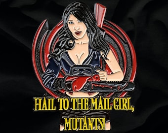 Darcy the Mail Girl / Army of Darkness MASH-UP Mutant Family  Enamel Pin