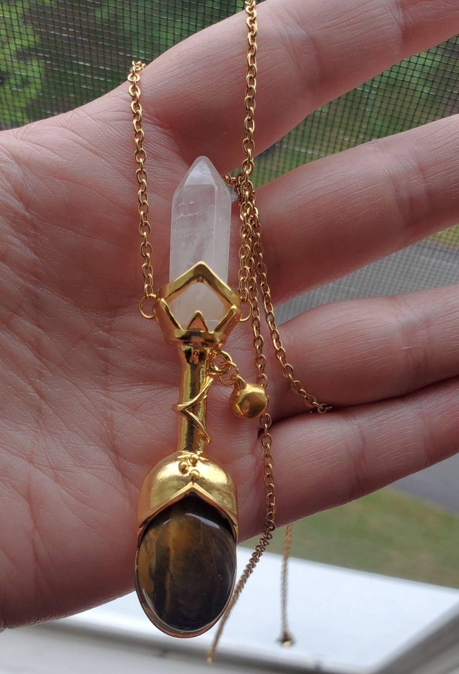 Tigers eye necklace practical magic Clearance
