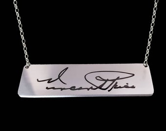 VINCENT PRICE Stainless Steel Signature Necklace