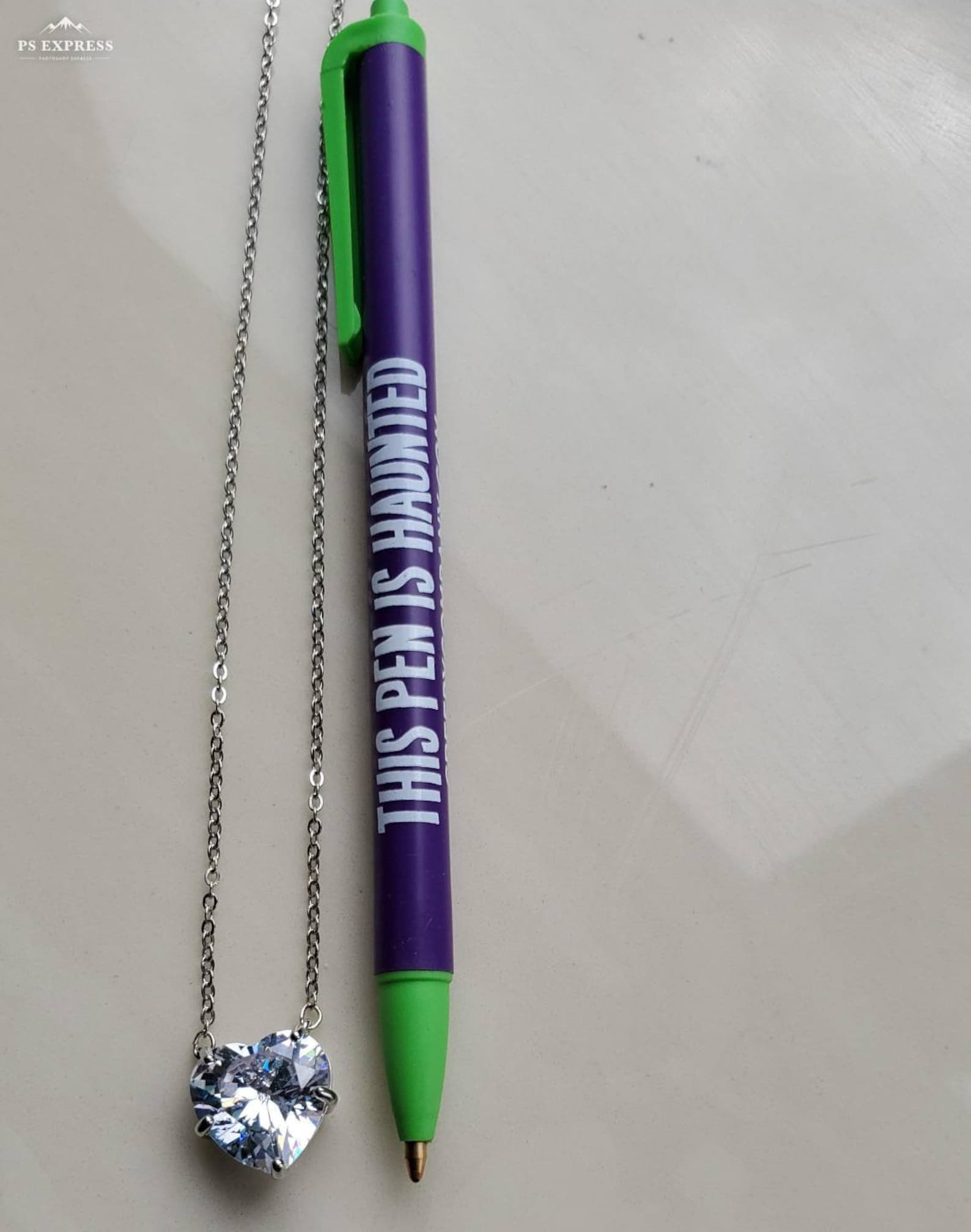 Samantha Stevens BEWITCHED Crystal Heart Necklace Made in Etsy