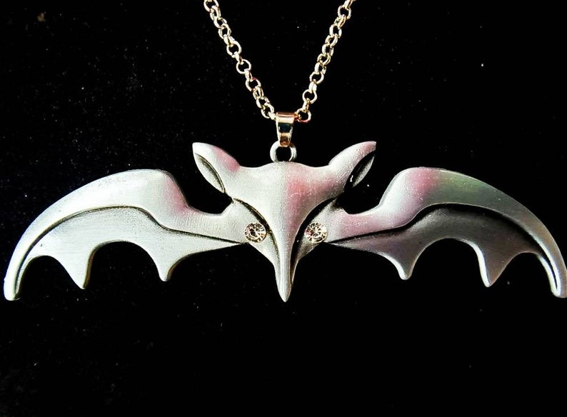 Lily Munster SCREEN ACCURATE Replica Bat Necklace Etsy
