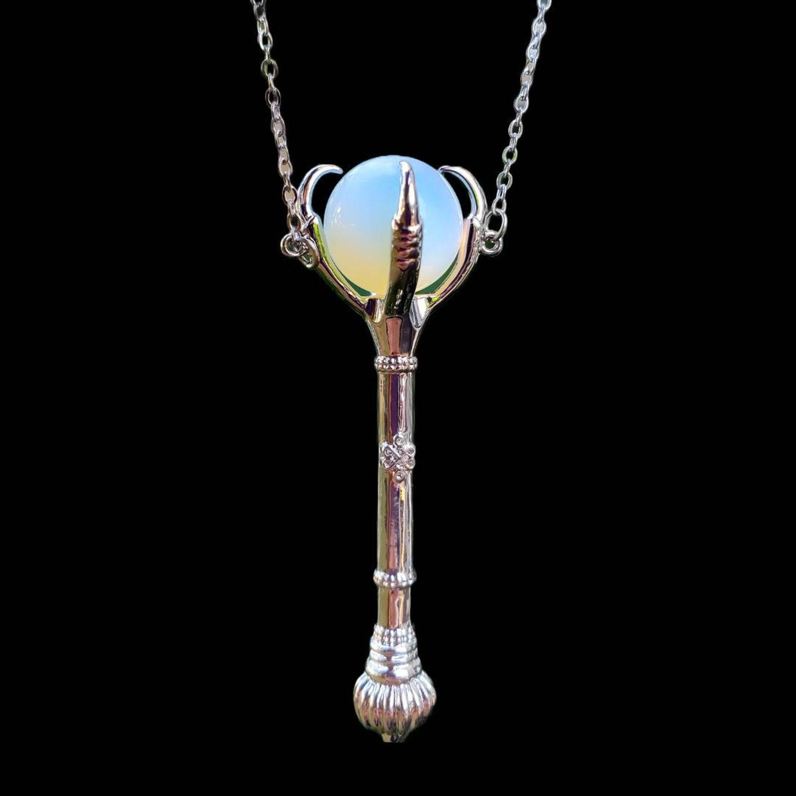 Halloweentown MERLIN'S TALISMAN Replica Opal Necklace Etsy