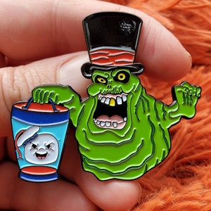 Ghostbusters MEGA FAN enamel pin and cap set.