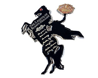 LEGEND of SLEEPY HOLLOW Headless Horseman Enamel Pin
