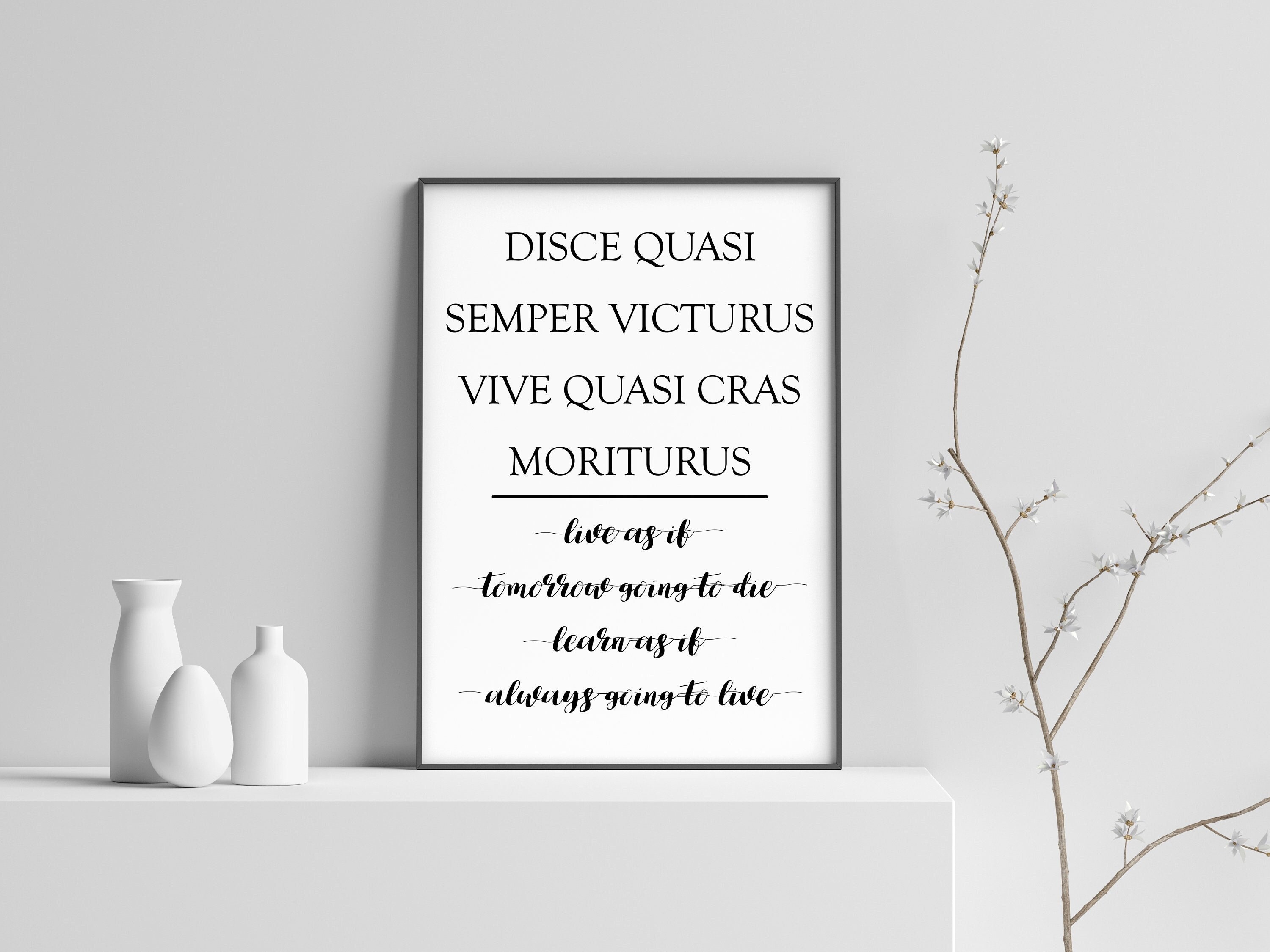 Citation Latine Etsy France Citation Latine Etsy France