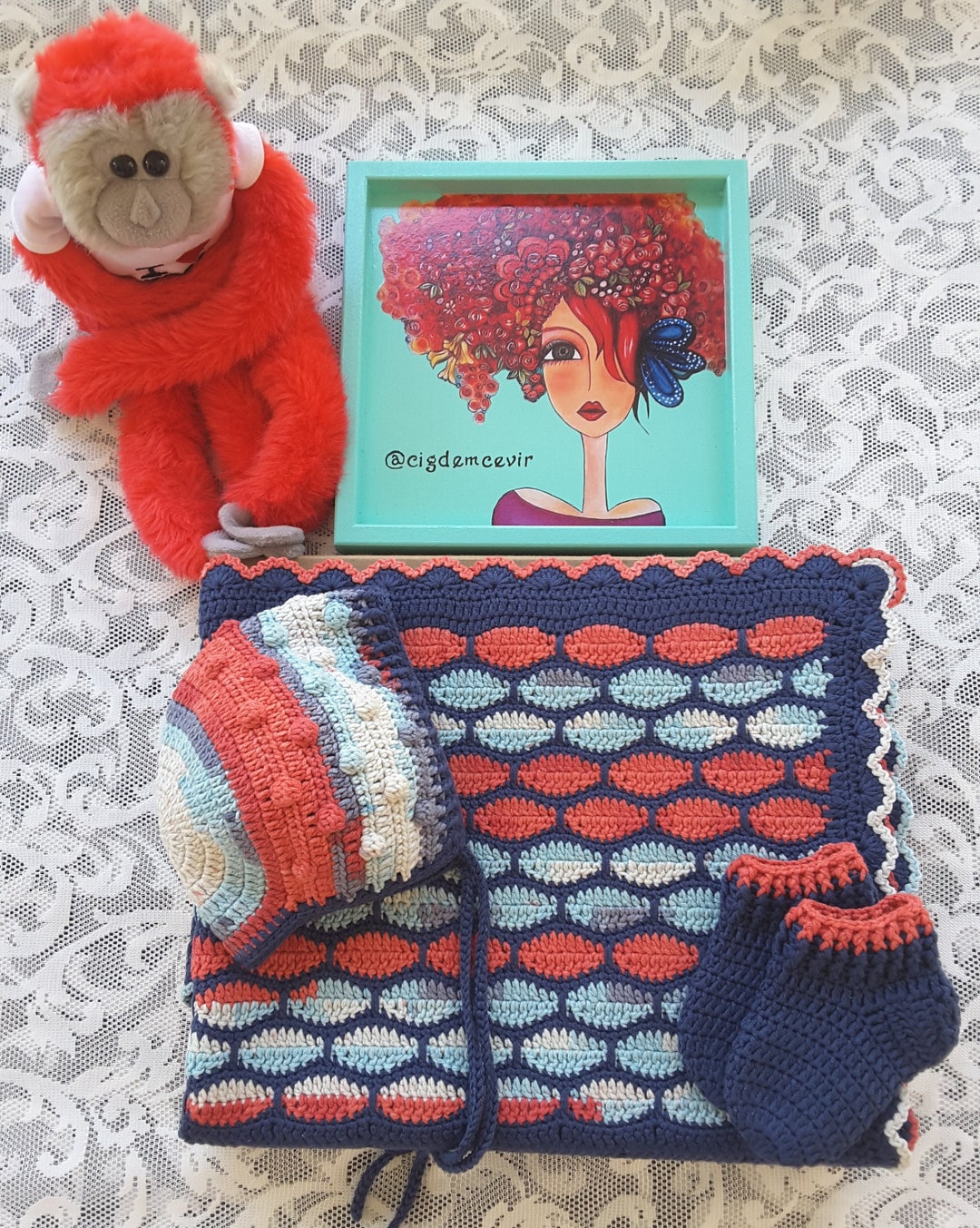 Navy Baby Blanket Set Baby Blankets for Boys Baby Blanket Etsy