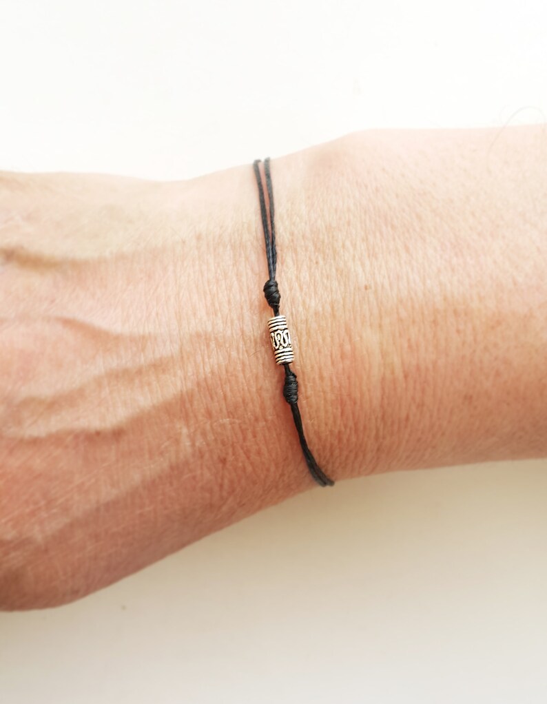 Men's Tube Bracelet Men's Thin Bracelet Men's String Bracelet Gift for