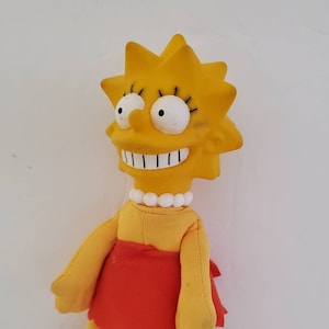 Vintage Lisa Simpson Doll C1990 Burger King Meet the Simpsons Promotional Doll