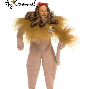 Vintage Barbie&#39;s Ken Doll as The Cowardly Lion from The Wizard of OZ by Mattel Toys King of the Forest Cowardly Lion Collector&#39;s Doll in Box
