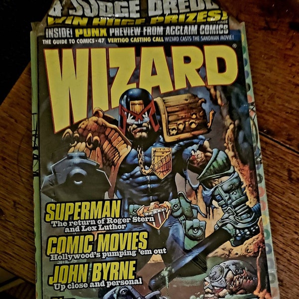 Wizard Comic Book Magazine Issue 47  July 1995  MINT