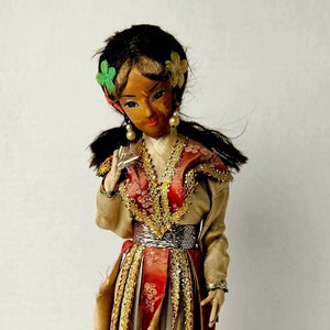 Mid Century Asian Doll in Full Costume