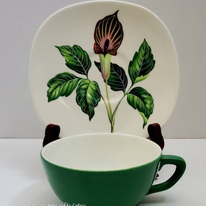 Mid Century Taylor, Smith och Taylor King O'Dell Kopp & Fat Set Conversation Jack in the Pulpit Walter Dorwin Teague - Kaffe/Tekopp Set