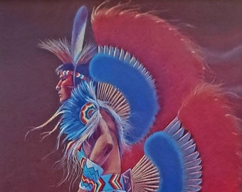 Poster: Southern California Indian Centers 23rd Annual Pow-WOW - August 16, 17, and 18 1991 - Orange County Fairgrounds Poster