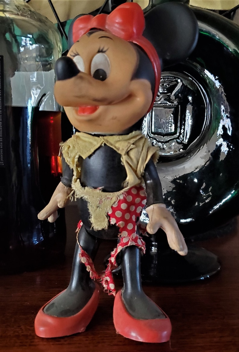 Walt Disney's Minnie Mouse Poseable Action Figure Doll R. | Etsy