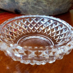 Vintage Cristal D&#39;Arques France Cut Crystal Candy Dish