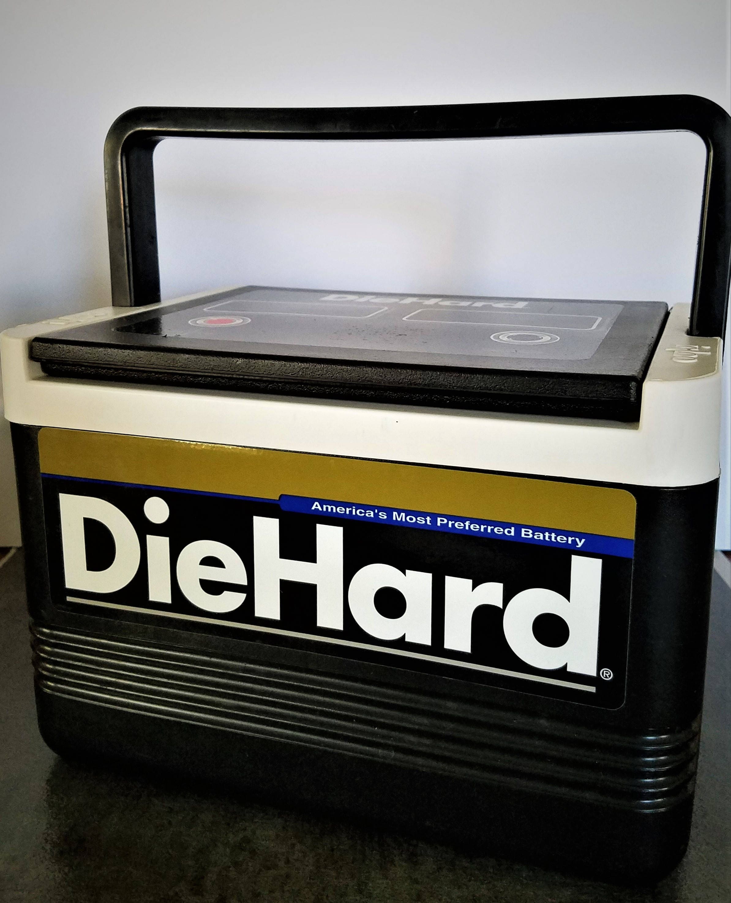Sears Vintage DieHard Battery 6 Pack Ice Chest/ Car Battery Etsy