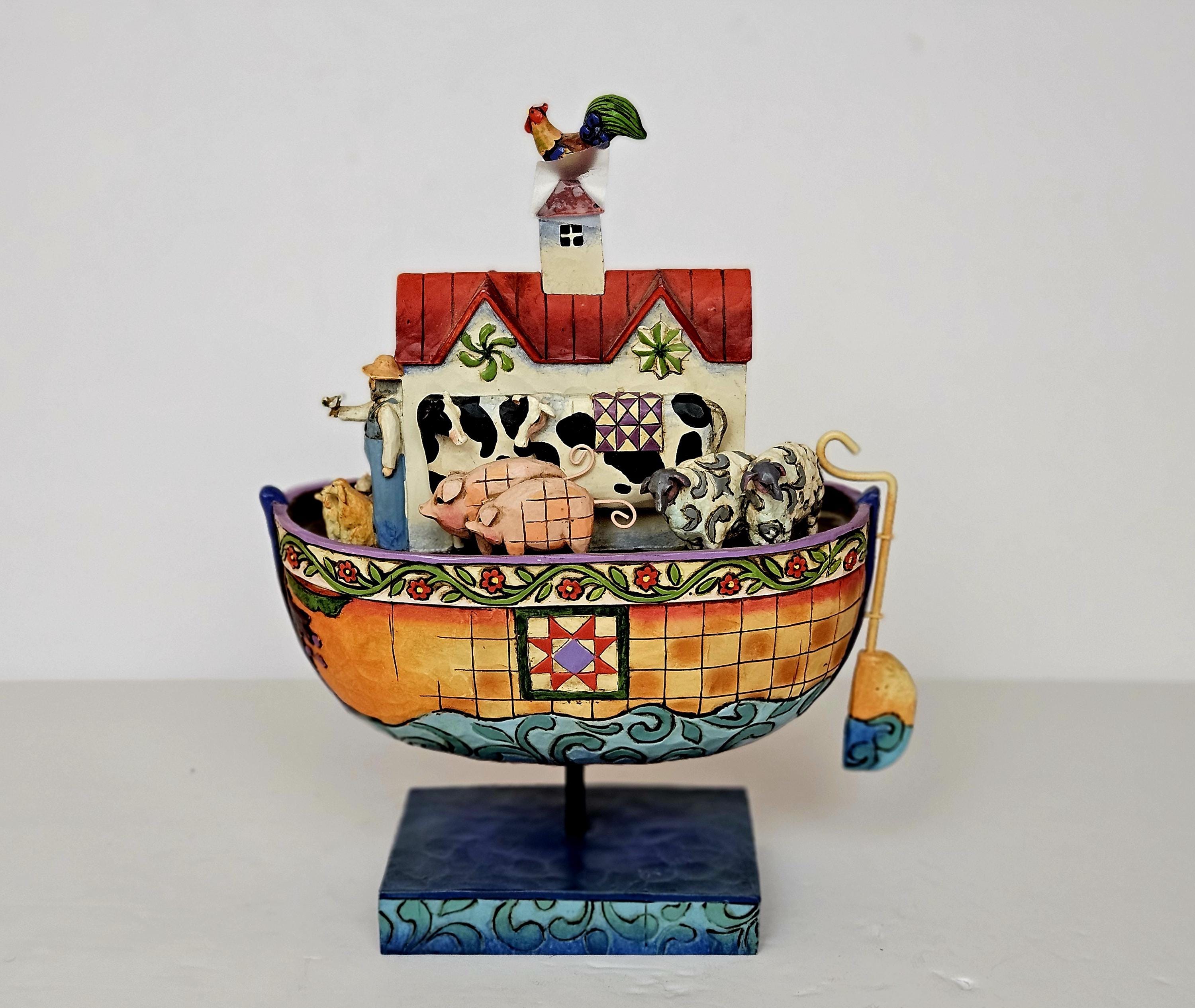 Jim Shore Noah's Ark Figurine – Heartwood Creek Folk Art, Two by