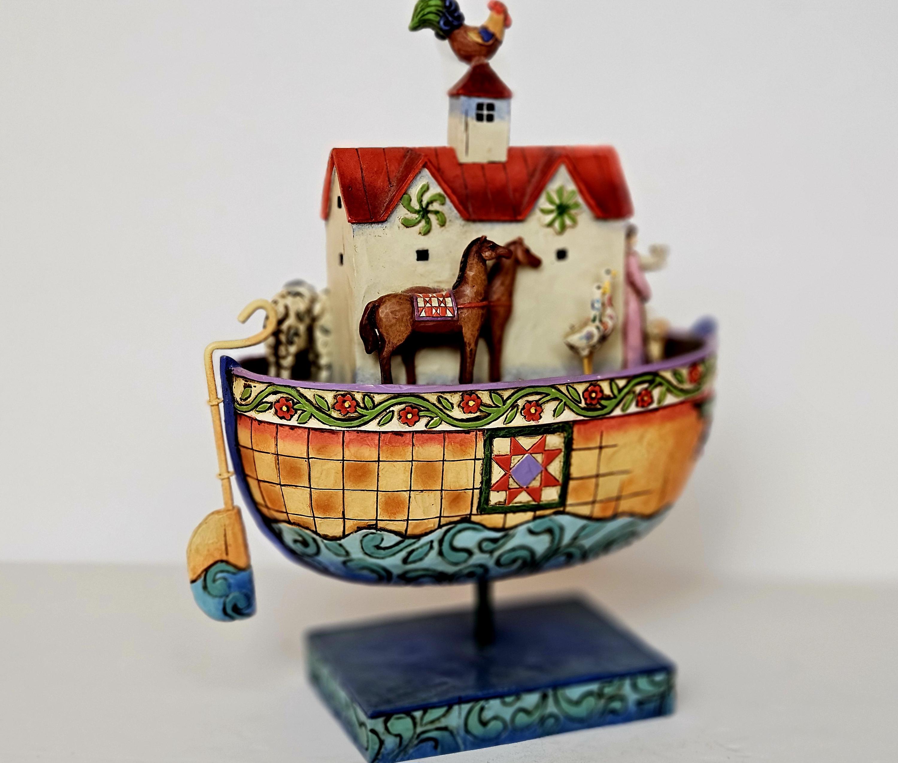 Jim Shore Noah's Ark Figurine – Heartwood Creek Folk Art, Two by