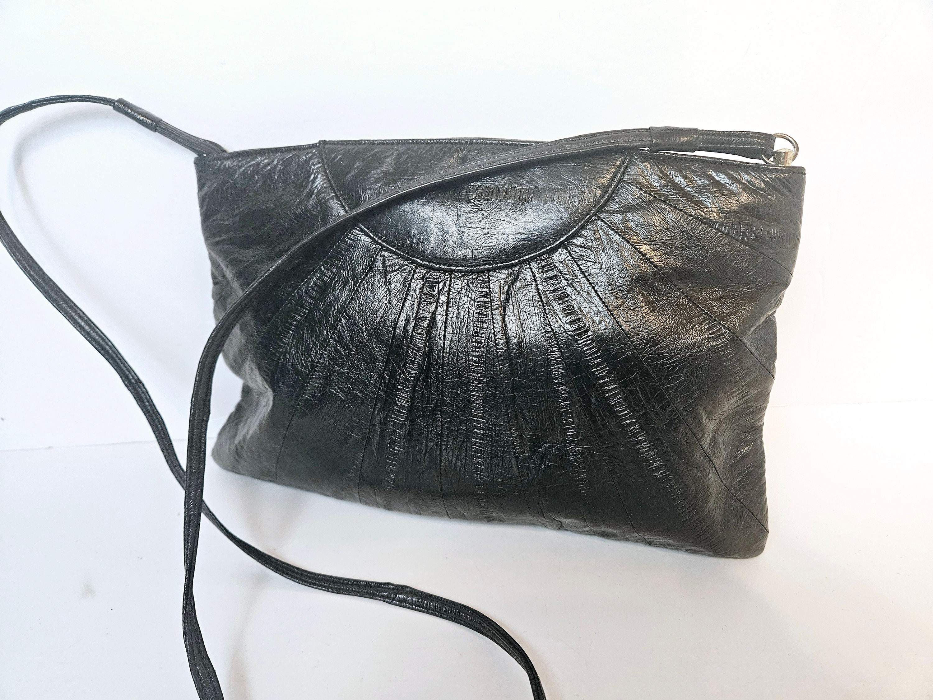 黒うなぎ皮バッグ - Etsy 日本