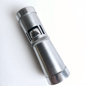 stainless steel cigarette lighter Vintage Mid-century Stainless-steel Japan 