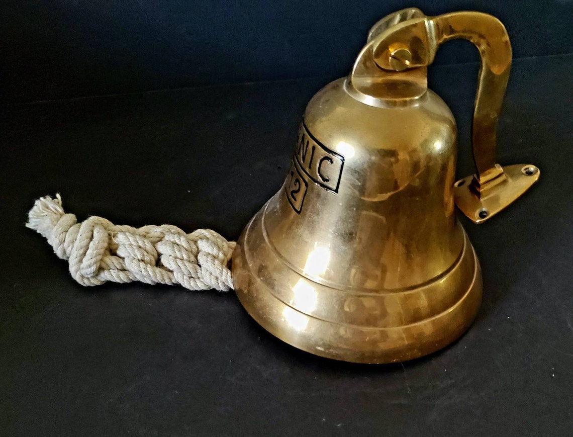 Vintage Brass Bell titanic 1912 Nautical Ship/ Etsy