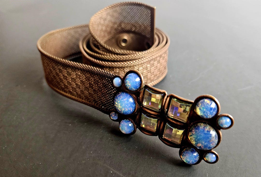 Vintage Sarah Cavender Bronze Copper Mesh Belt With  display picture 2