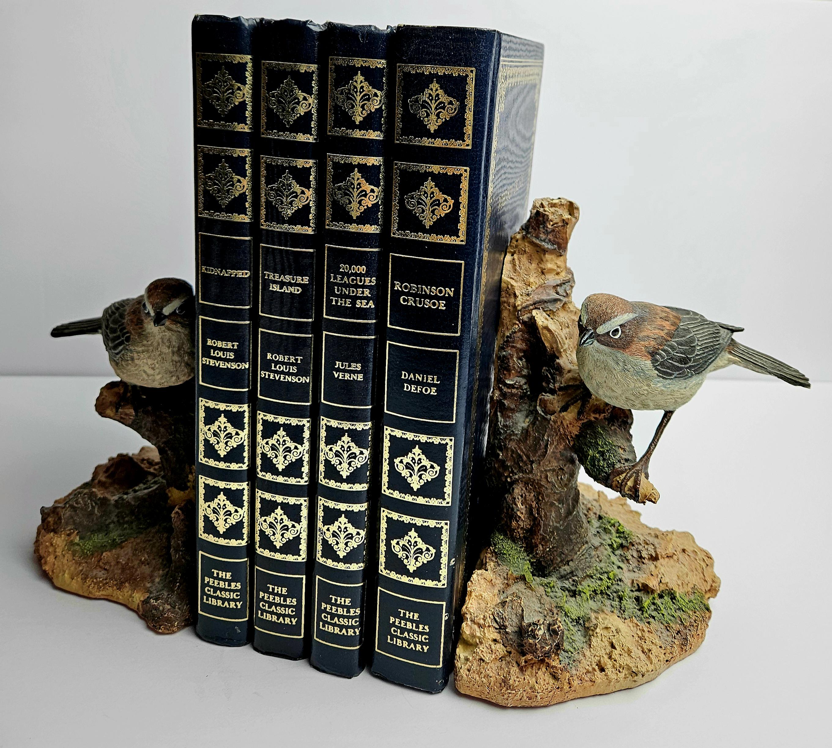 【レア】〜人魚〜アンティーク、華麗なブックエンド ヴィンテージ スパロウ ブックエンド：Hour of Power Faith Ministries