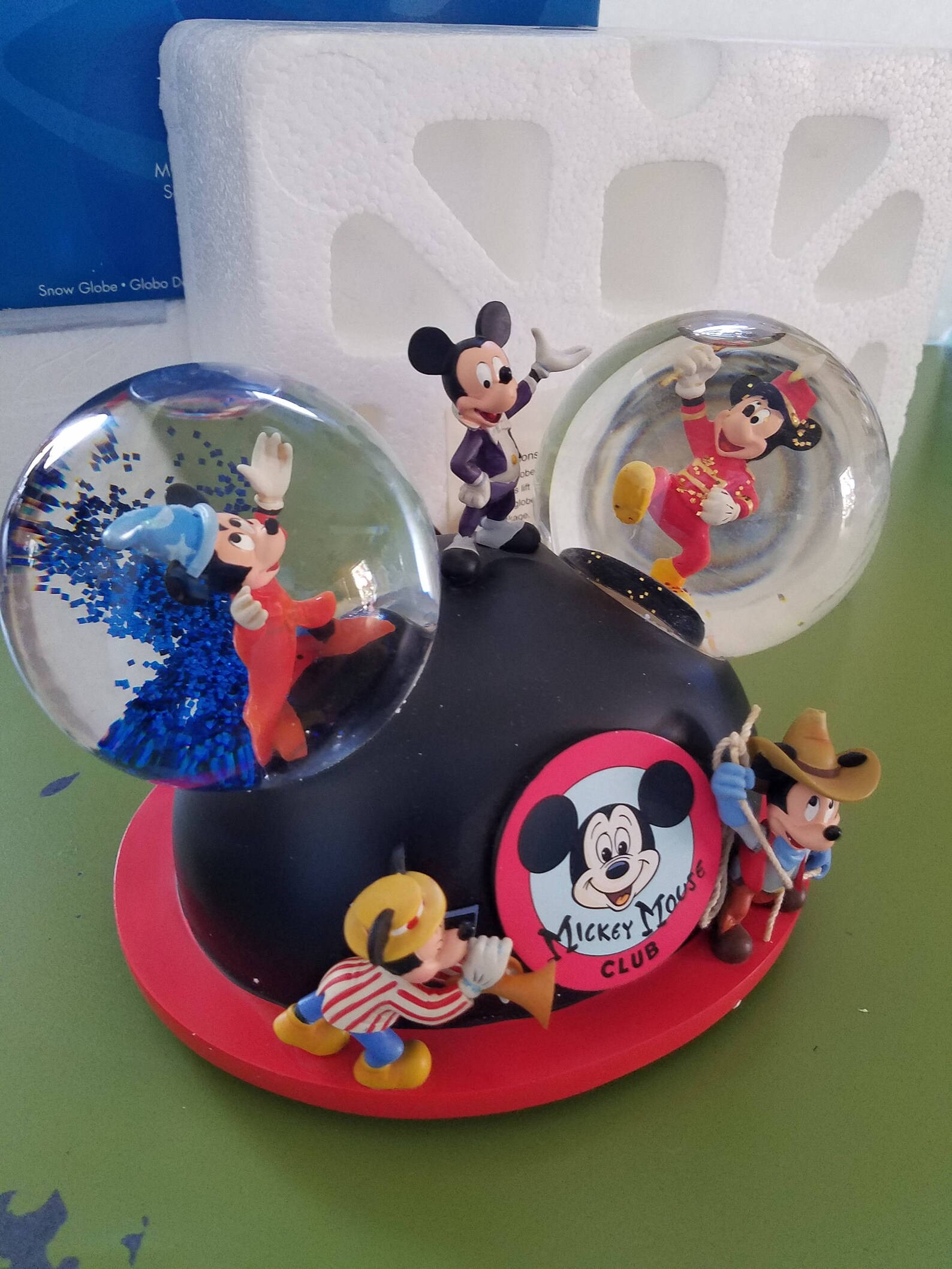 Walt Disney's Mickey Mouse Club Snow Globe Song Mickey Etsy