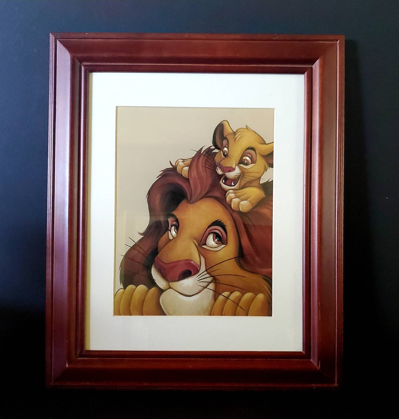 ライオンキング　Stamp Art Gallery アート額 ライオンキング Stamp Art Gallery アート額 - 絵画