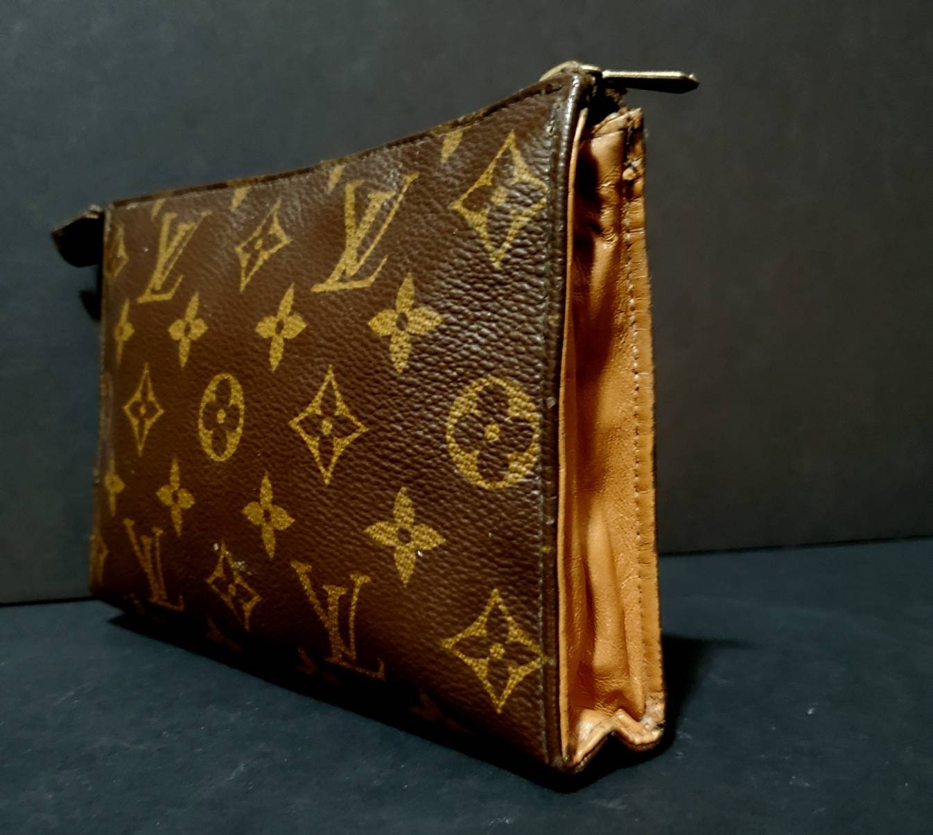Vintage Genuine Louis Vuitton Cosmetic Pouch - Etsy