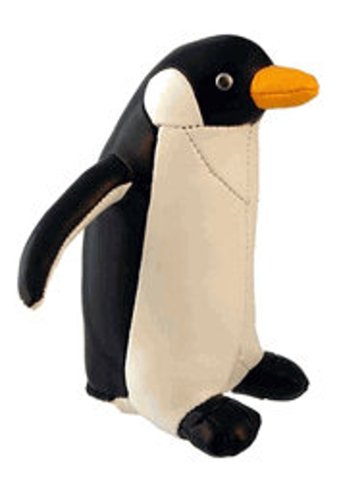 Penguin Bookend / Doorstop Streamline Faux Leather Penguin Etsy