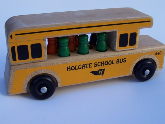 wooden school bus