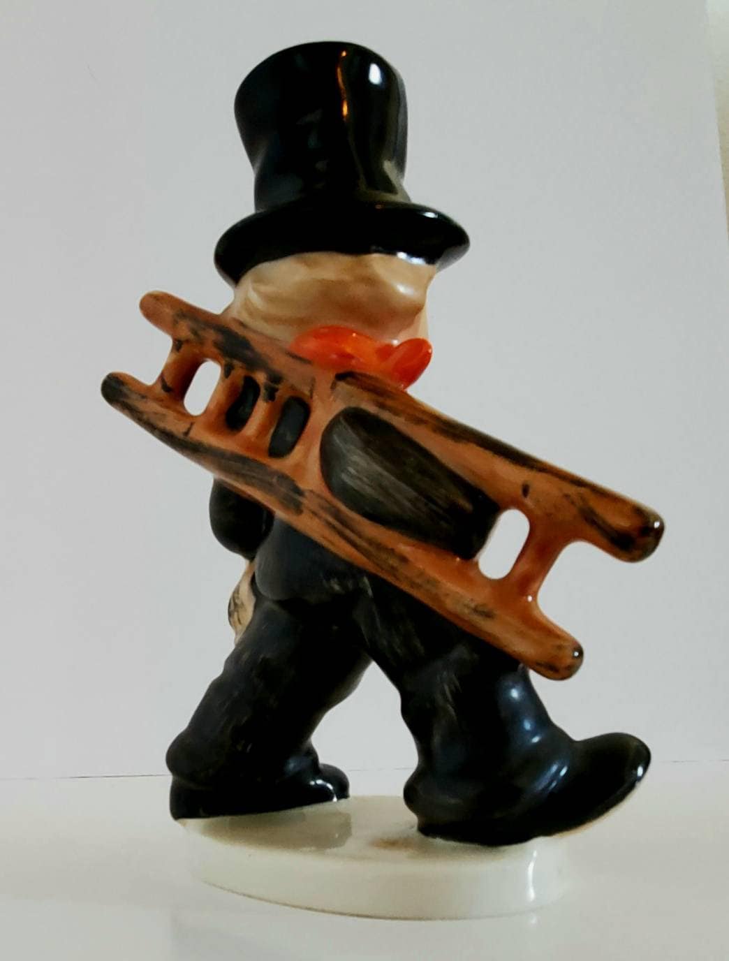 Rare Mid Century Hummel Chimney Sweep Boy With Ladder German