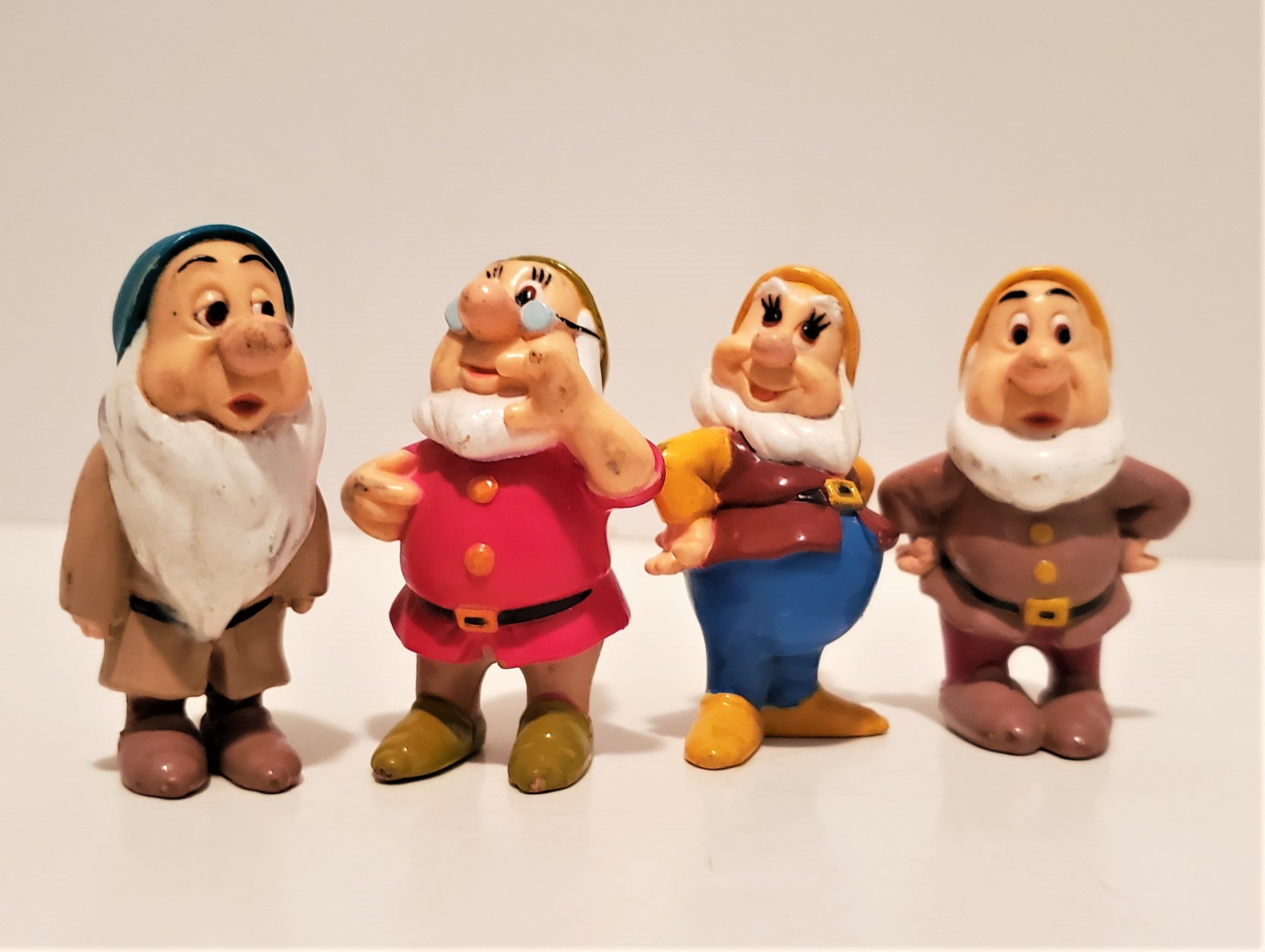Super rare Disney’s Snow White and the seven dwarfs chalkware dwarfs. 5 ...