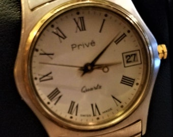 Privé Collection Wrist Watch |  Swiss Made Luxury Women's Quartz Movement Watch | Paris, France