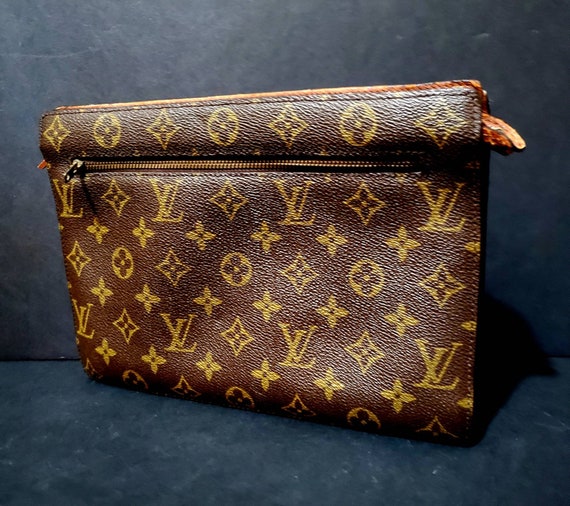 Louis Vuitton Monogram Double Compartment Leather Lined - Etsy