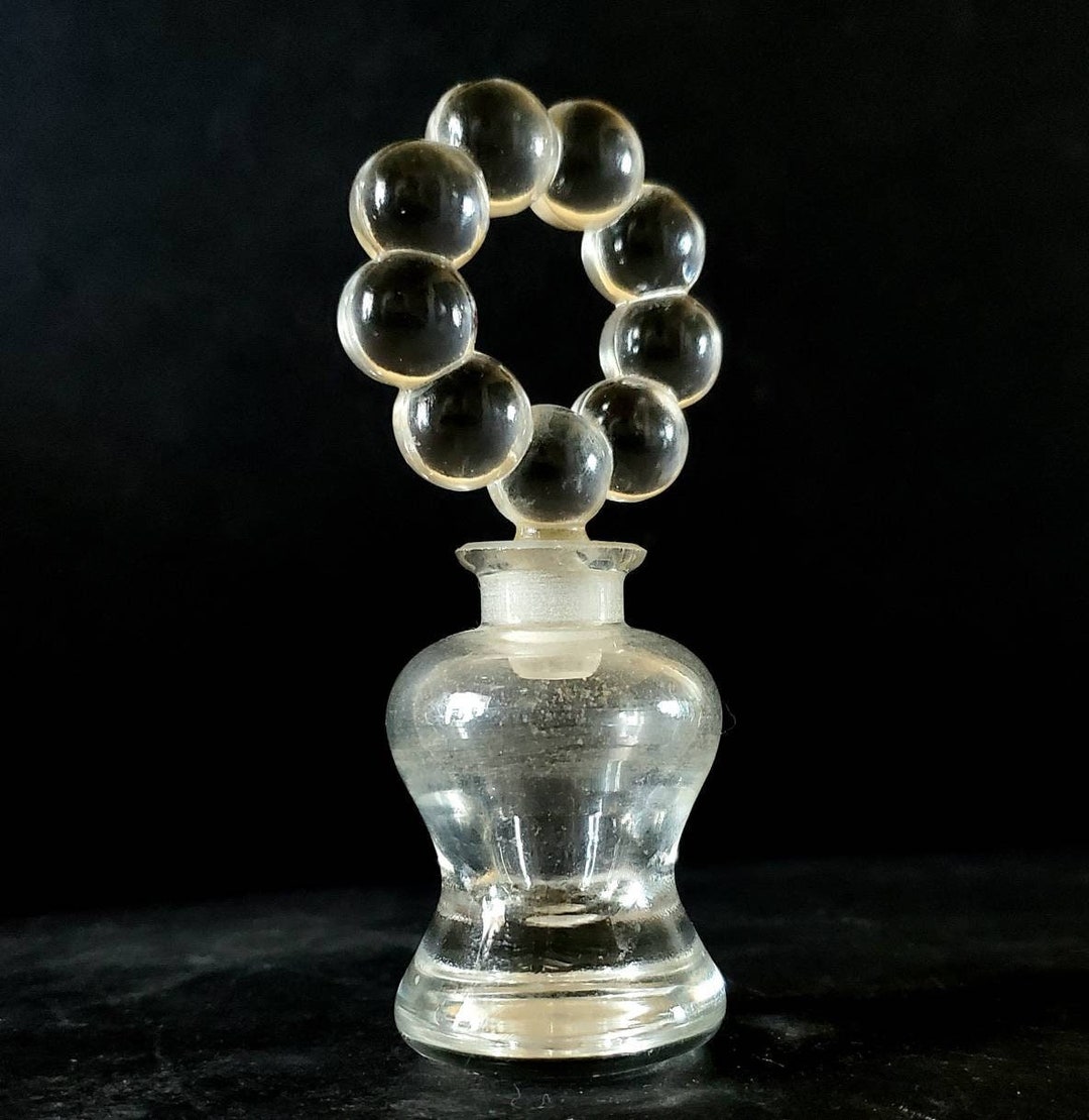 Vintage Imperial Candlewick Uranium Glass Perfume Bottle Etsy UK